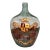 Hand Painted Antique Demi John Bottle From Normandy, France, ‘Pinot Noir’, Original Crate For Sale