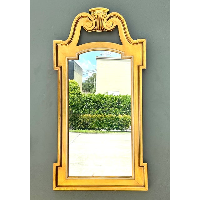 Vintage Ornate Gold Wall Mirror For Sale In West Palm - Image 6 of 14