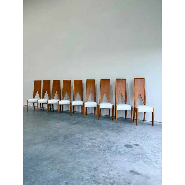 2010s Unique Postmodern Sculptural Dining Chairs, Set of 9 For Sale - Image 5 of 12