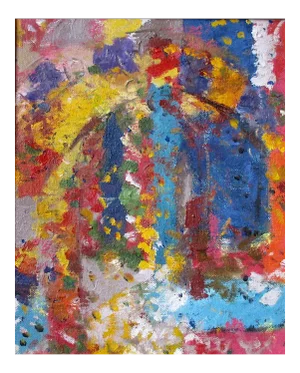 Phillip Alder Island Oratory. Contemporary Abstract Expressionist Oil Painting 2016