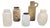 Vintage Jura Vases from Scheurich Ceramic, W. Germany 1970s, Set of 5 For Sale