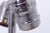 Glass 1980s Pair of Tall Mid Century Modern Crystal & Chrome Lamps For Sale - Image 7 of 11