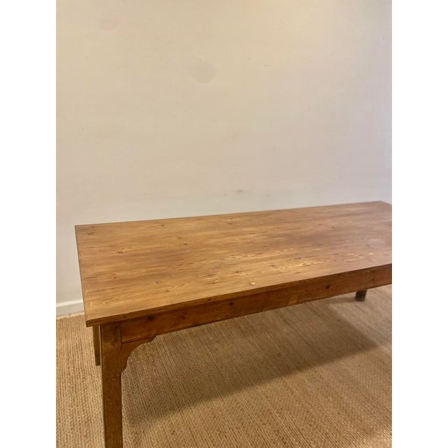 French Dining Table in Oak For Sale - Image 5 of 9