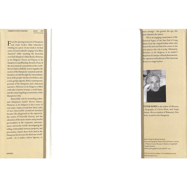 Traditional "Philistines at the Hedgerow: Passion and Property in the Hamptons" 1998 Gaines, Steven (Signed) For Sale - Image 3 of 10