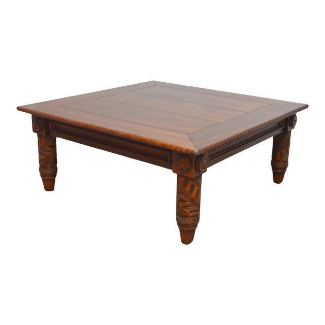 Ralph Lauren Mahogany Coffee Table Chairish