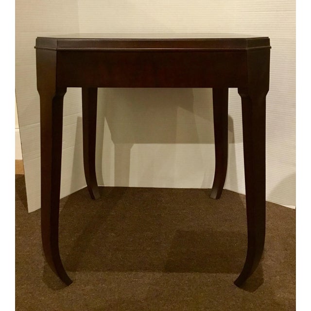 Hickory Chair Furniture Company Hickory Chair Modern Wabi Wood Side Table For Sale - Image 4 of 5