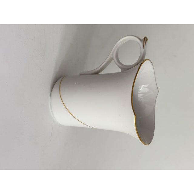 Ceramic Form Wellenspiel Waterfowl Turquoise Coffee Cup with Saucer and Plate from Meissen, 1990s, Set of 3 For Sale - Image 7 of 11