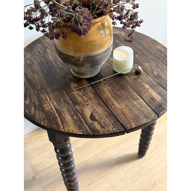 Antique French Bobbin Table For Sale - Image 4 of 8