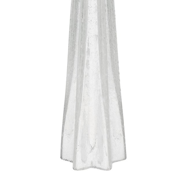 2010s Silver Leaf Murano Pulegoso Glass Lamps - a Pair For Sale - Image 5 of 10