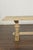 Cream French 19th Century Bleached Walnut Bench with Turned Legs and Cross Stretcher For Sale - Image 8 of 12