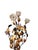 Vintage Floor Lamp with Murano Glass Roses, Italy, 1960s For Sale - Image 6 of 18