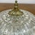 Vintage French Ceiling Lamp in Cut Glass For Sale - Image 5 of 13