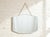 Vintage Art Deco Frameless Beveled Mirror For Sale - Image 4 of 8