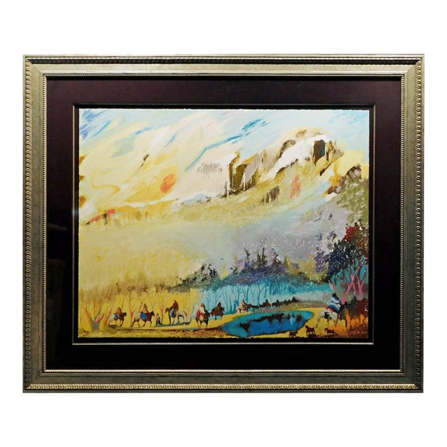 Earl Biss "Spring of the Rainbow Warriors" Serigraph with Custom Frame For Sale