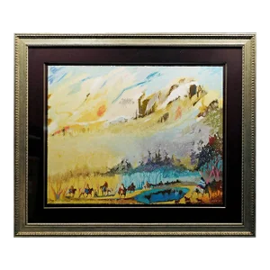 Earl Biss "Spring of the Rainbow Warriors" Serigraph with Custom Frame
