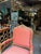 1970s Coral Vintage Wooden Accent Chair For Sale In Atlanta - Image 6 of 7