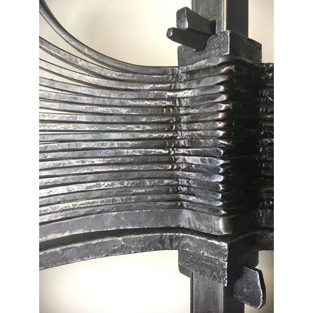 Black "The Crossbow" Contemporary Minimalist Steel Sculpture For Sale - Image 8 of 12