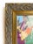 Abstract "Afternoon Glow" 2026 Mini Painting With Vintage Frame by Jessalin Beutler For Sale - Image 3 of 3