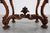 Napoleon III Style Carved Walnut Side Table with Bluestone Top, France, 1900s For Sale - Image 13 of 15