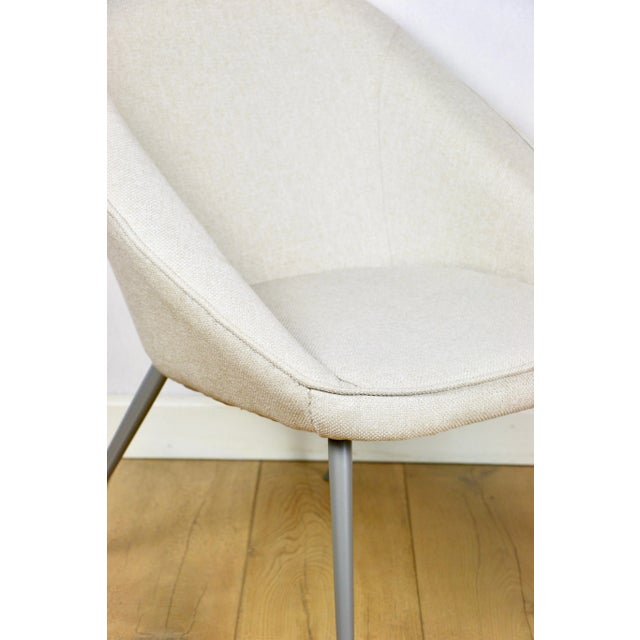Vintage Chair with Grey Metal Legs, 1970s For Sale - Image 4 of 11