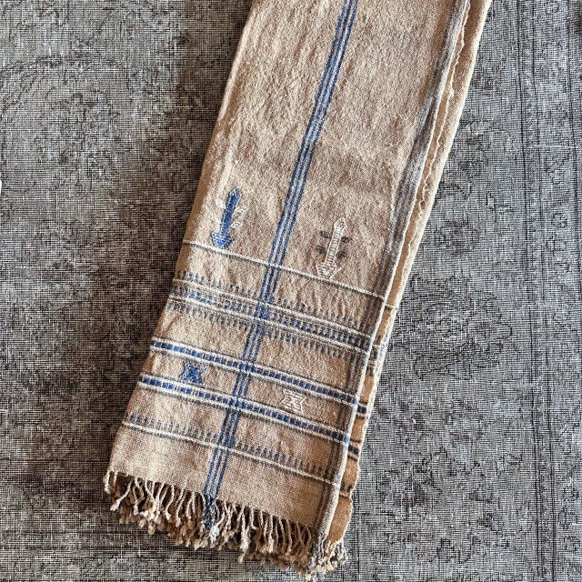 Not Yet Made - Made To Order Akriti Sand Wool Throw For Sale - Image 5 of 5