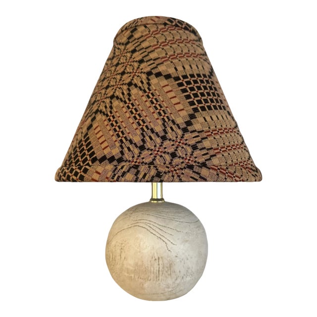 Late 20th Century Fossil Base Mini Lamp For Sale