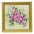Late 20th Century Mary Wilson French Hand Painted Porcelain Plaque Pink Rose Flower Painting (A) For Sale
