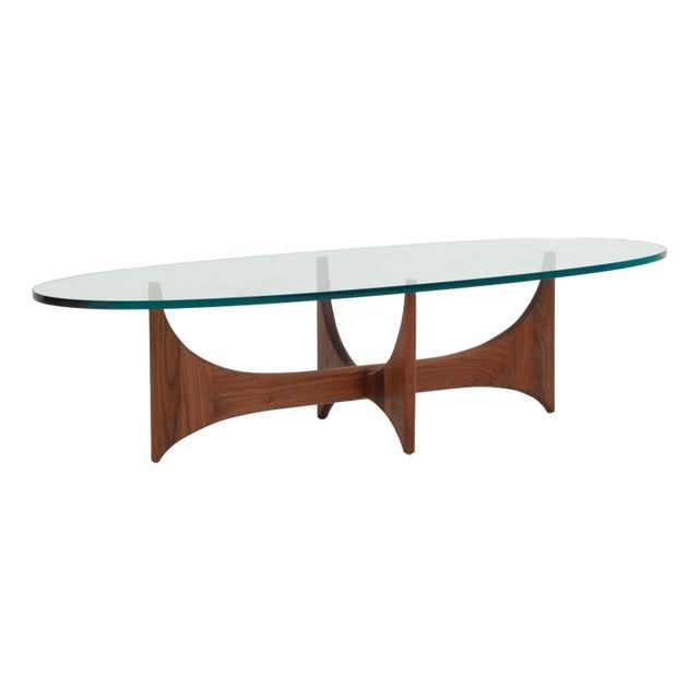 Adrian Pearsall for Craft Associates Oiled Walnut Coffee Table 1965 For Sale