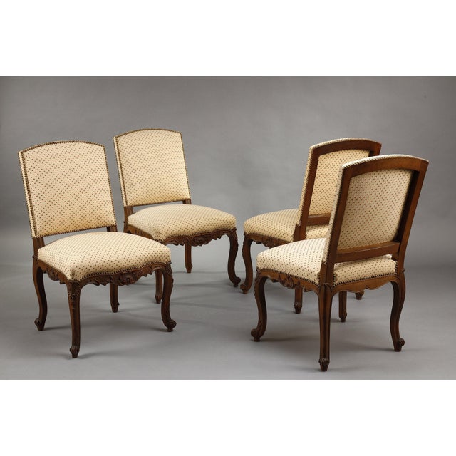 Napoleon III Chairs, 1870s, Set of 4 For Sale - Image 4 of 18