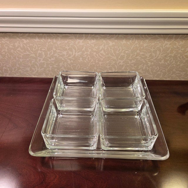 Vintage Hoya Japan Crystal "Cordial" Serving Set - 5 Pieces Elevate your next gathering with this exquisite 5-piece...