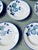 with their pretty stylized blue Art Deco flowers and border, these plates from the Keller et Guerin pottery in Lunéville...