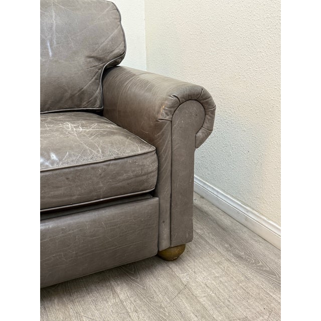 Contemporary Restoration Hardware Leather Recliners For Sale - Image 3 of 10