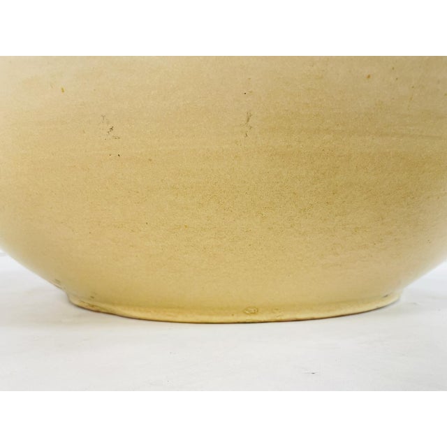 1980s Large Gainey Ceramics California Architectural Stoneware Planter Bowl For Sale - Image 14 of 17