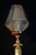 Antique Onyx, Bronze & Etched Glass Column Table Lamp, 1920 For Sale - Image 11 of 14