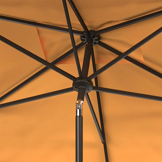 Contemporary Venice 6.5x10 Rectangle Umbrella - Yellow For Sale - Image 3 of 3