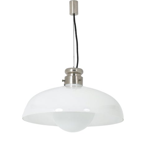 Murano Pendant Lamp by Alessandro Pianon for Vistosi, 1960s For Sale