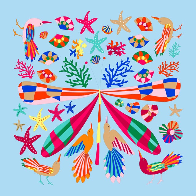 "F&F Ciel" is an art print designed by Paloma Morand-Monteil for Alto Duo. This is a limited edition. The copy is numbered...