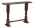Console Table in Walnut-Stained Oak For Sale