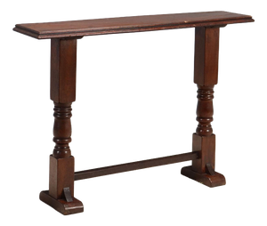 Console Table in Walnut-Stained Oak