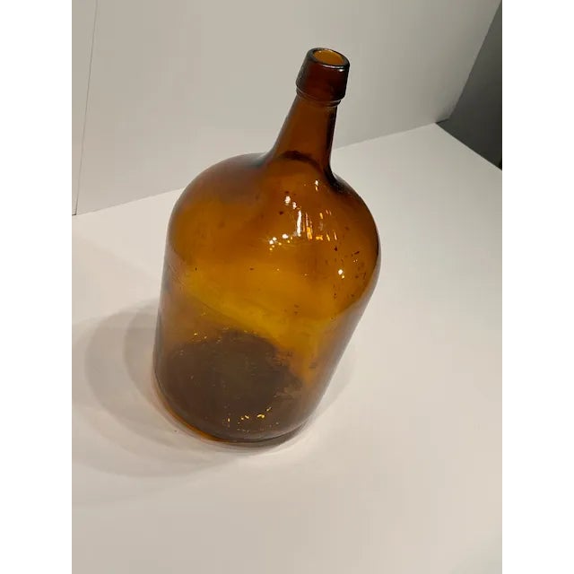 Early 20th Century Vintage Dark Amber Demi John Jug #351 For Sale - Image 5 of 5