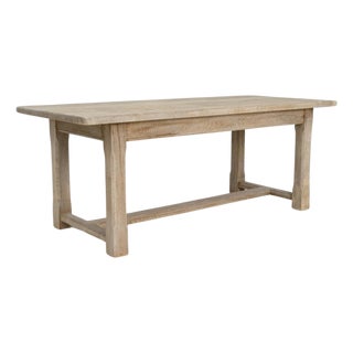 20th Century French Oak Dining Table For Sale
