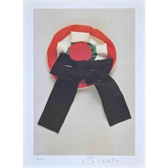 The Tricolor Cockade is an original lithograph on paper realized by the Italian politician Bettino Craxi in 1989. Original...