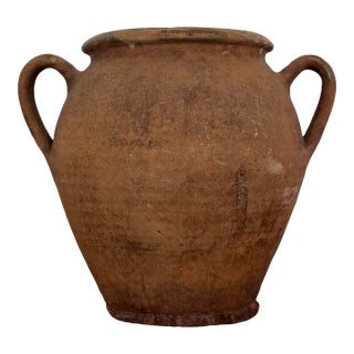 Antique French Terracotta Pot, Pottery, Jar For Sale