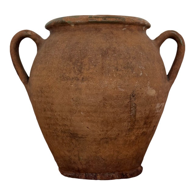 Antique French Terracotta Pot, Pottery, Jar For Sale