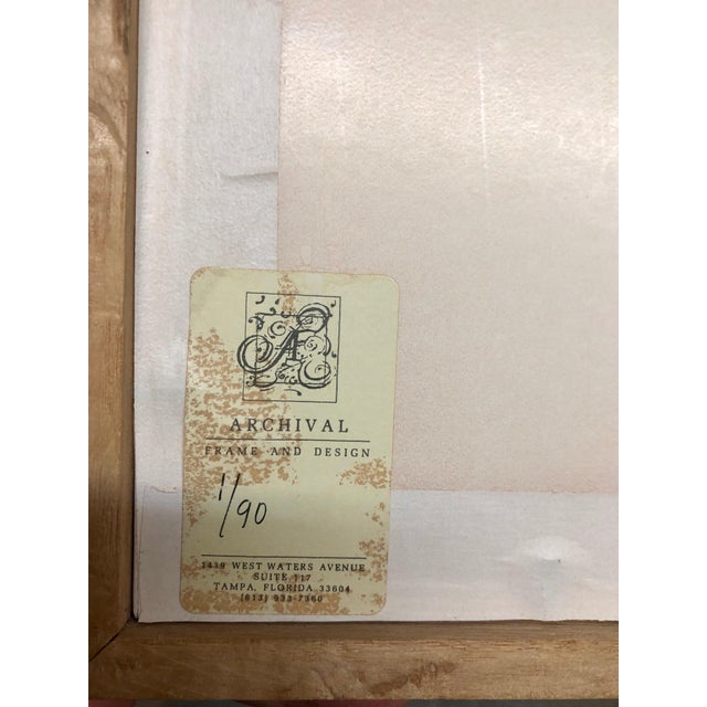 1980s Sandro Chia, Woodblock Heliorelief with Hand Painting "Novel" Italian Post Modernist Pop Art, 1989 For Sale - Image 5 of 5