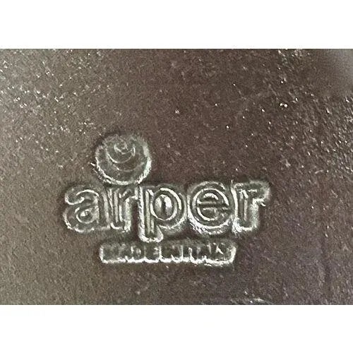 Vintage Italian Arper Leather MCM Chair For Sale - Image 9 of 9