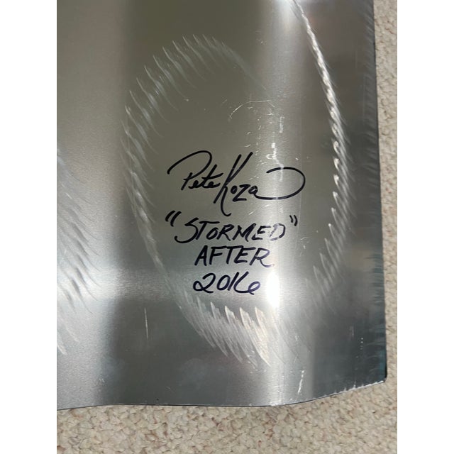 2010s 2016 Tropical Metal Art Signed Peter Koza For Sale - Image 5 of 5