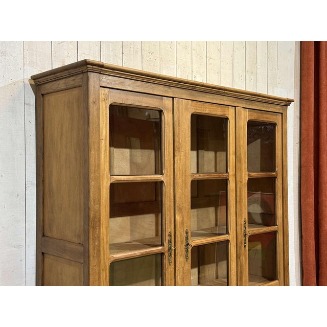 Wood School Library Bookcase in Chestnut Wood, 1950s For Sale - Image 7 of 16