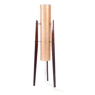 Space Age Freestanding Rocket Lamp in Pink Fiberglass, Former Czechoslovakia, 1960s For Sale