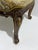 Small Louis XV Style Armchairs in Curved Carved Wood with Floral Fabric, 1940s, Set of 2 For Sale - Image 6 of 10